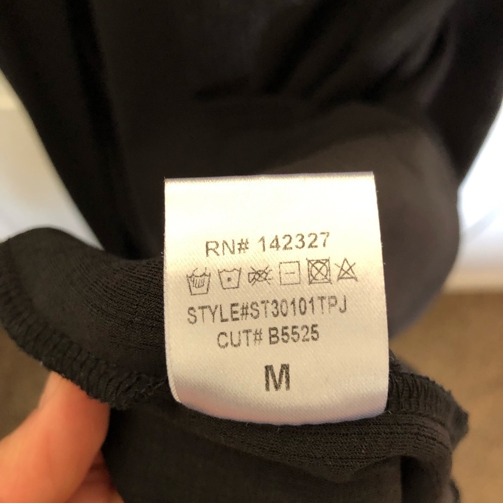 Blanc Black Midi Ribbed Jacket Size M - Picture 7 of 9
